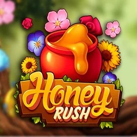 Honey Rush online game logo by Play’n GO on lucky-wavecasino.net