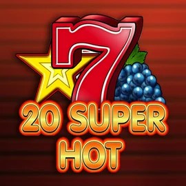 20 Super Hot online game logo by Amusnet Interactive on lucky-wavecasino.net