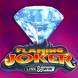 Flaming Joker Link and Win online game logo by Barstruck on lucky-wavecasino.net