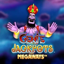 Genie Jackpots Megaways slot visual from Blueprint Gaming available on lucky-wavecasino.net