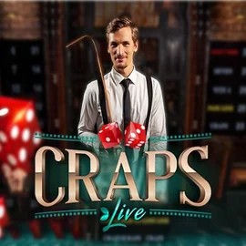 Try Live Craps slot by Evolution on lucky-wavecasino.net – logo image
