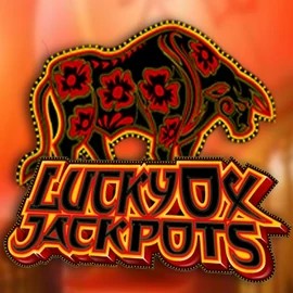 Try Lucky Ox Jackpots slot by Rival on lucky-wavecasino.net – logo image