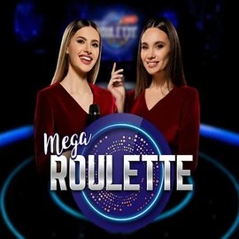 Mega Roulette logo by Pragmatic Play at Lucky Wave Casino