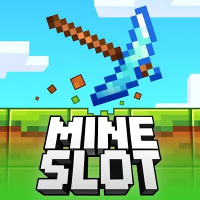 Mine slot logo by InOut at Lucky Wave Casino