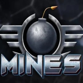 Mines logo by Turbo Games at Lucky Wave Casino