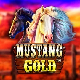Mustang Gold logo by Pragmatic Play at Lucky Wave Casino