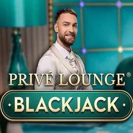 Official Live Casino logo: Privé Lounge Blackjack by Pragmatic Play at Lucky Wave Casino