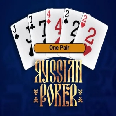 Russian Poker casino game by OneTouch Games – featured logo at Lucky Wave Casino