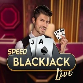 Speed Blackjack online game logo by Pragmatic Play on lucky-wavecasino.net