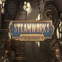 Steamworks The Workshop game by Peter &amp; Sons – logo hosted on Lucky Wave Casino